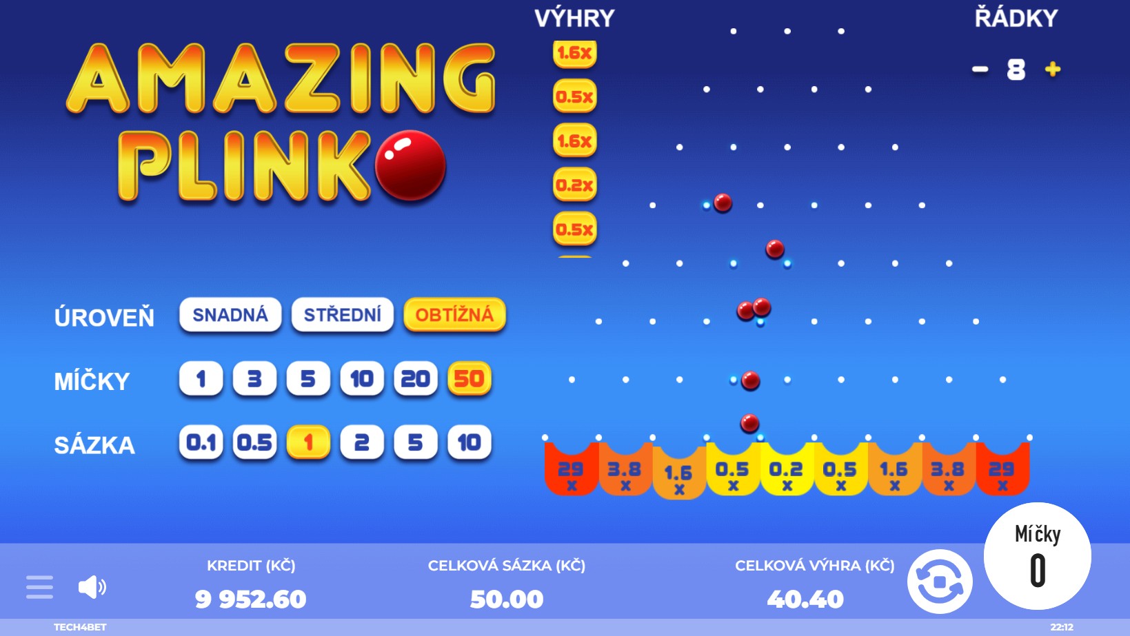 Obrázek - S obtížností měníte i četnost výher