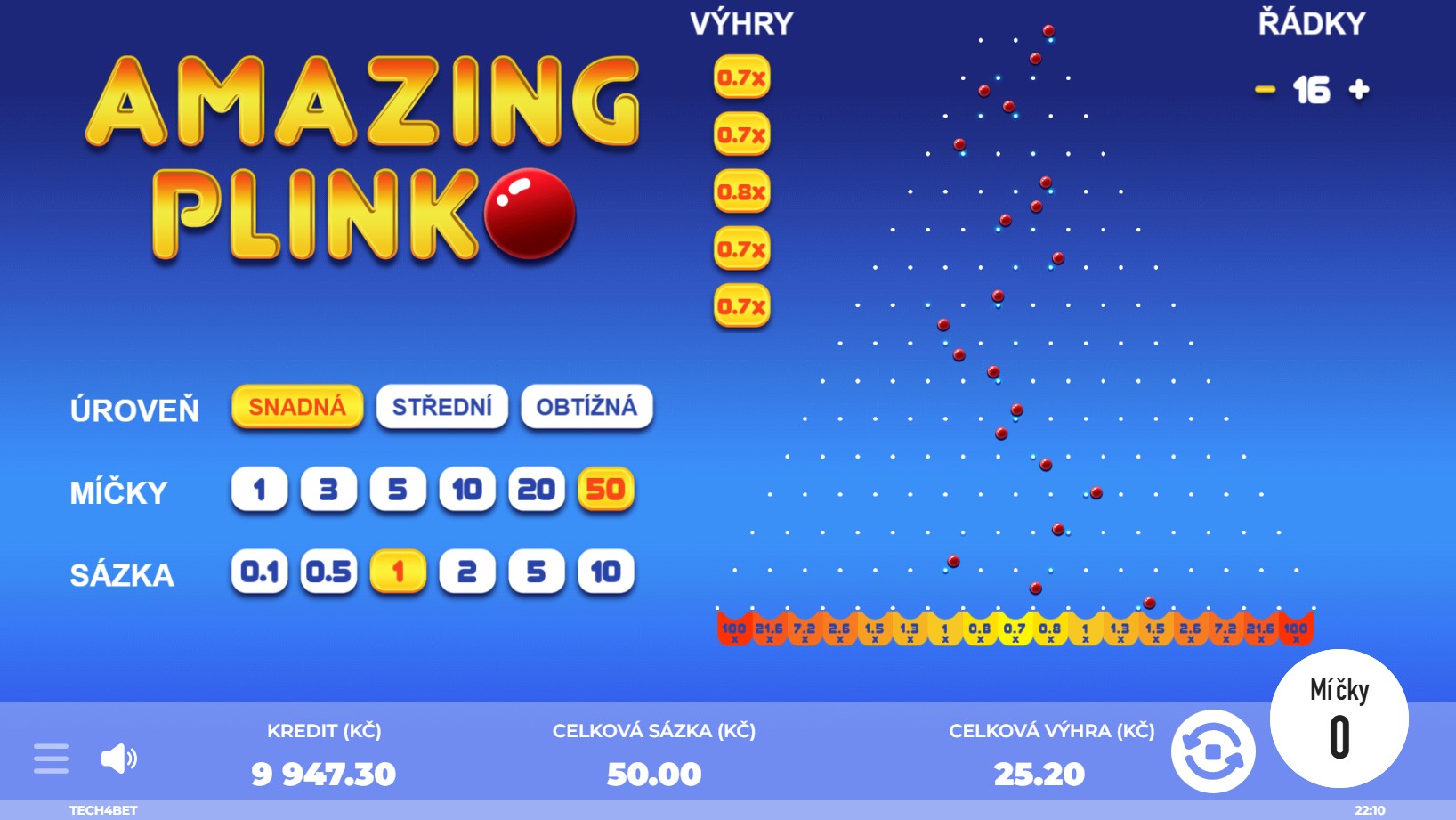 Obrázek - Pohrajte si s nastavením sázek