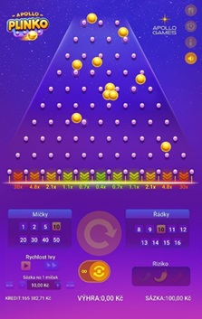 Obrázek - Hrajte Plinko online zdarma nebo za reálné peníze 💵