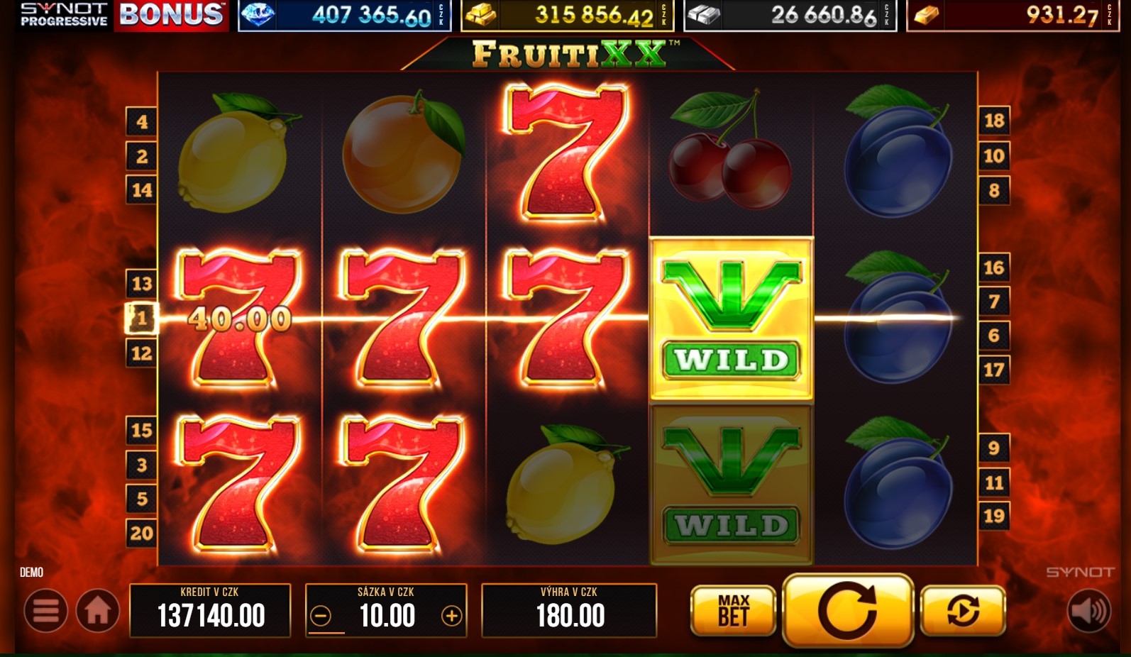 Obrázek - Dejte výhrám s wildy zelenou