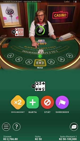 Obrázek - Co je a jak hrát v blackjacku funkci Surrender