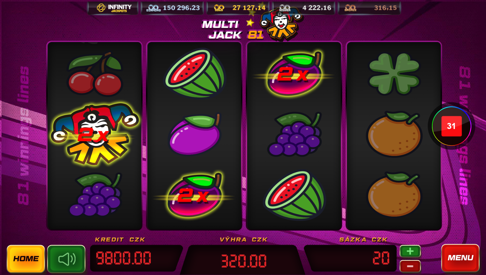 Obrázek - Wildy vám klasicky znásobí výhru