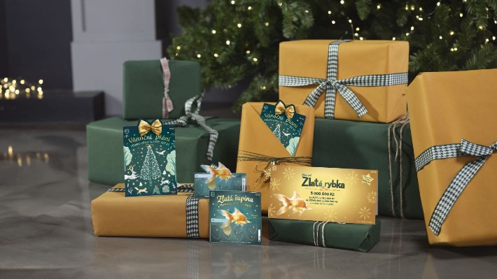 Hledáte perfektní dárek na poslední chvíli? Vánoční losy od Sazky jsou tím pravým!
