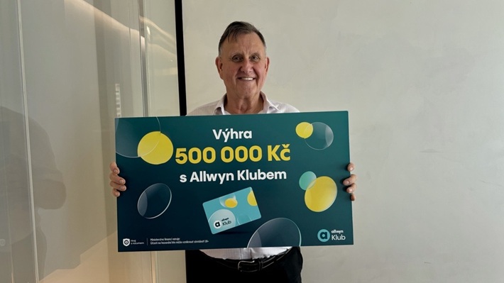 Pan Jiří vyhrál v Allwyn Klubu půl milionu. Synovi splní sen o motorce