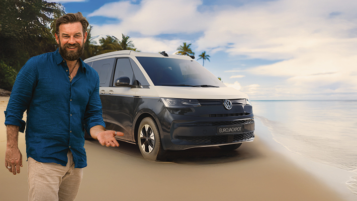 Čtyři úterní losování, 10 vozů Volkswagen California ve hře. Zářijové prémie Eurojackpotu jsou tady!