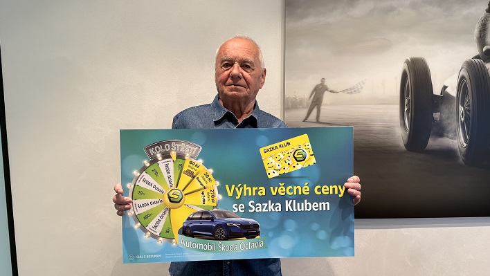 Výhra v Sazka klubu: Pan Jan si užil narozeniny s velkou odměnou