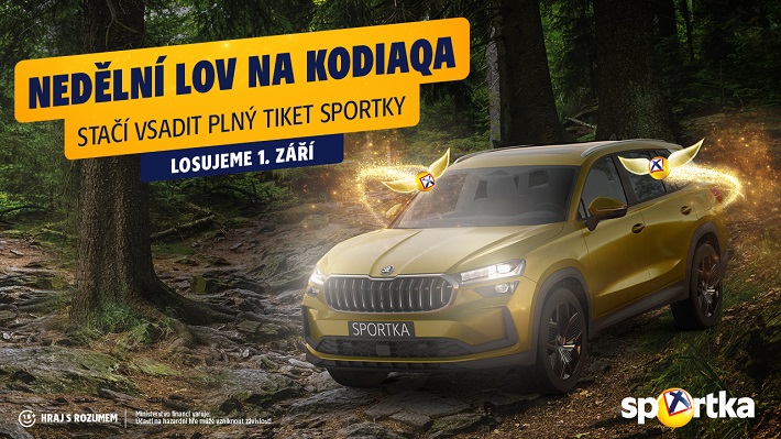 Ulovíte si Škodu Kodiaq? Už v neděli může být s plným tiketem Sportky a trochou štěstí váš!