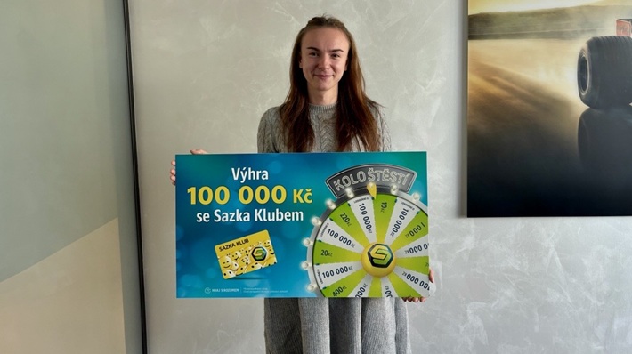 Paní Michaela z Karvinska vyhrála 100 000 korun. Výhru z Kola štěstí zjistila přímo v práci