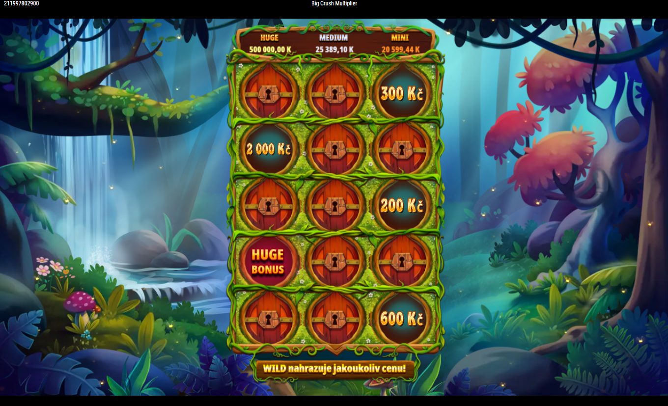 Big Crush Multiplier - bonusová hra s otvíráním dveří