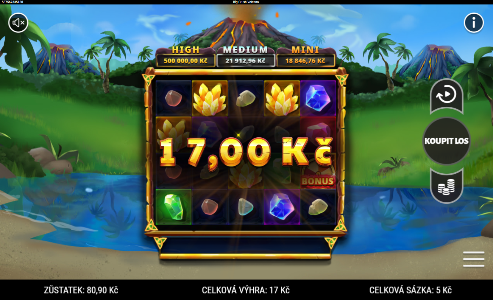 Zlatý jackpot s bonusovou odměnou 500 tisíc korun