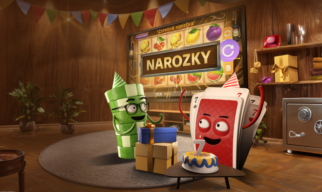 7. narozeniny@Sazka Her@s bonusem7x 2 000 Kč@