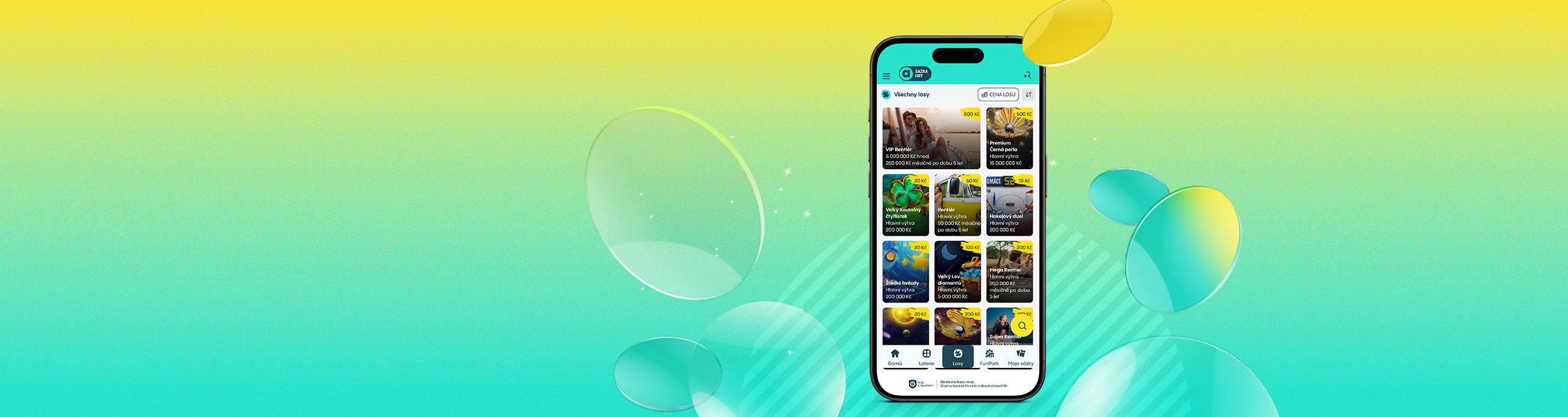 Z&iacute;skejtebonus 300 Kčs@online losy@