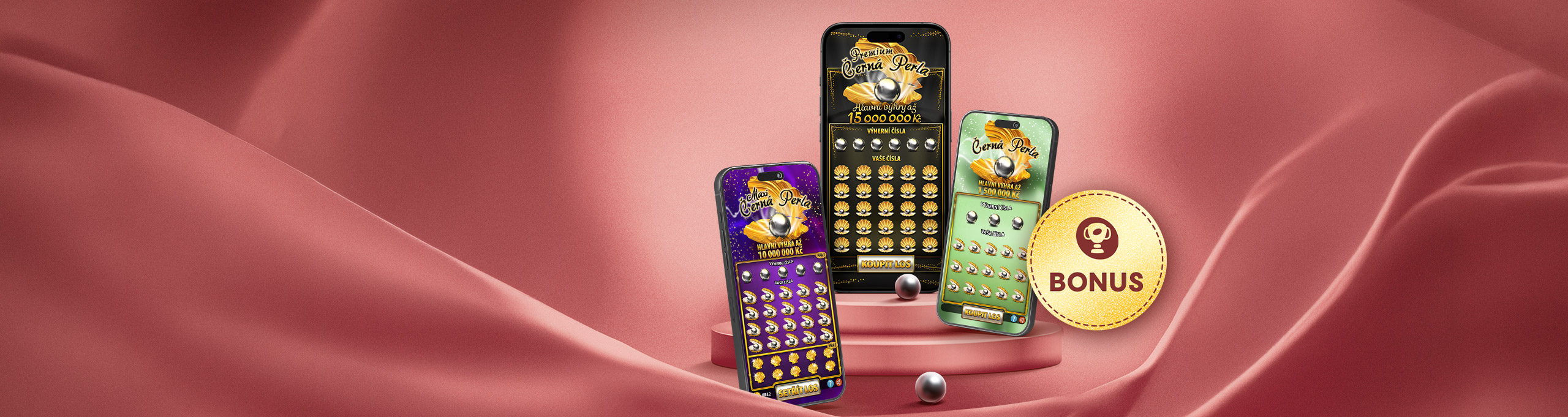 Bonus 100 Kč@na Čern&eacute; perly