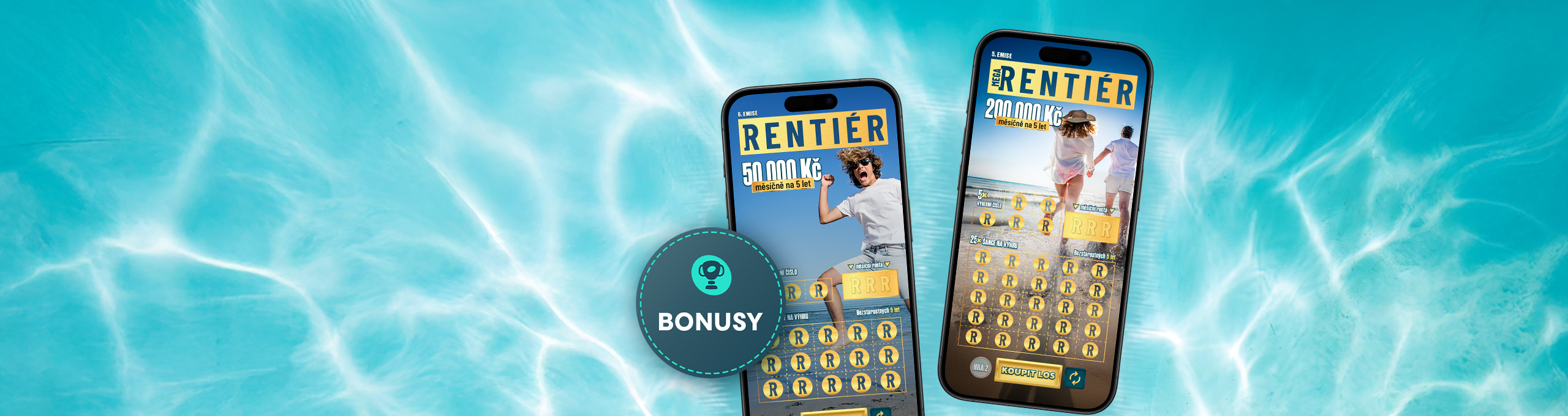 3x Renti&eacute;r zdarmaa bonus 100 Kč