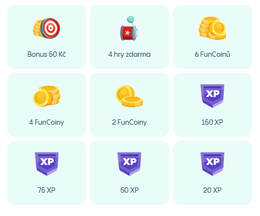FunPark bonusy bez podmínek