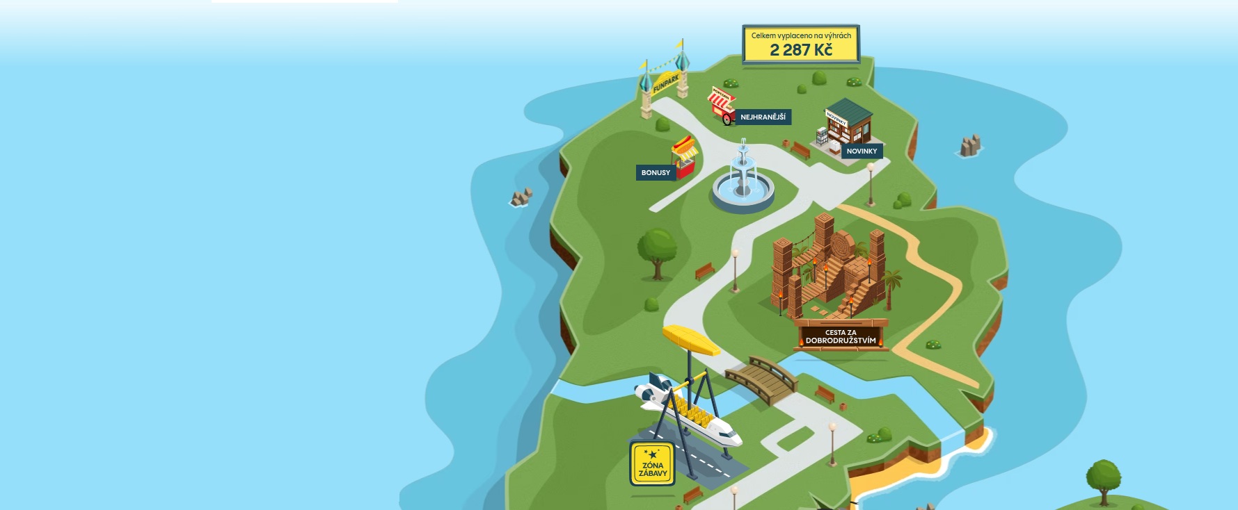 Užijte si spoustu z&aacute;bavyve Funparku pln&eacute;m v&yacute;her