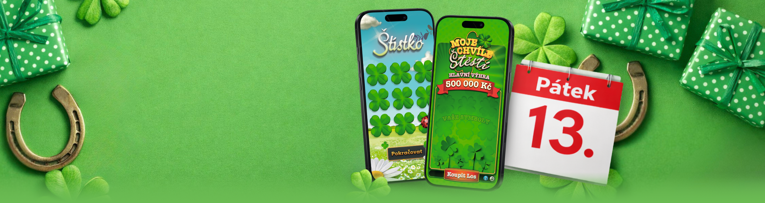 Bonus 50 Kč
na p&aacute;tek 13.@
a cel&yacute; v&iacute;kend