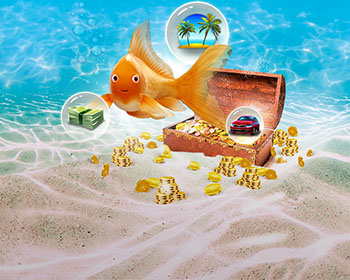 Zlatá rybka - obrázek
