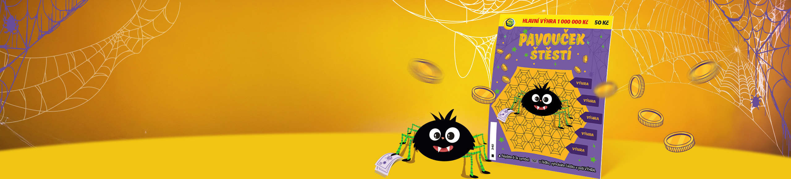 Pavouček štěstí - Banner