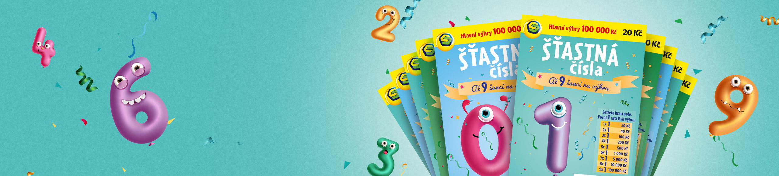 Šťastná čísla - Banner
