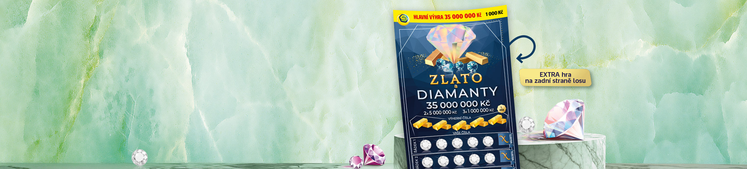 Zlato a diamanty  - Banner