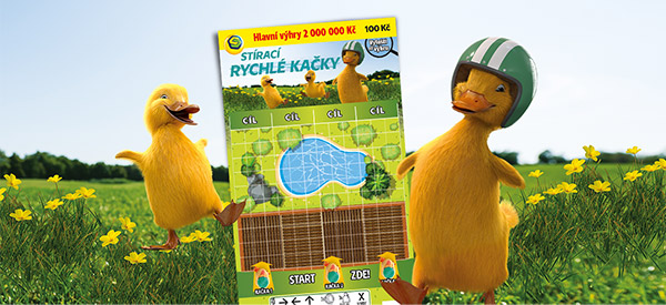 Stírací rychlé kačky - Banner