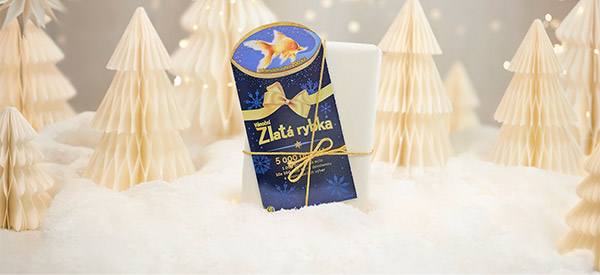 Vánoční zlatá rybka - Banner
