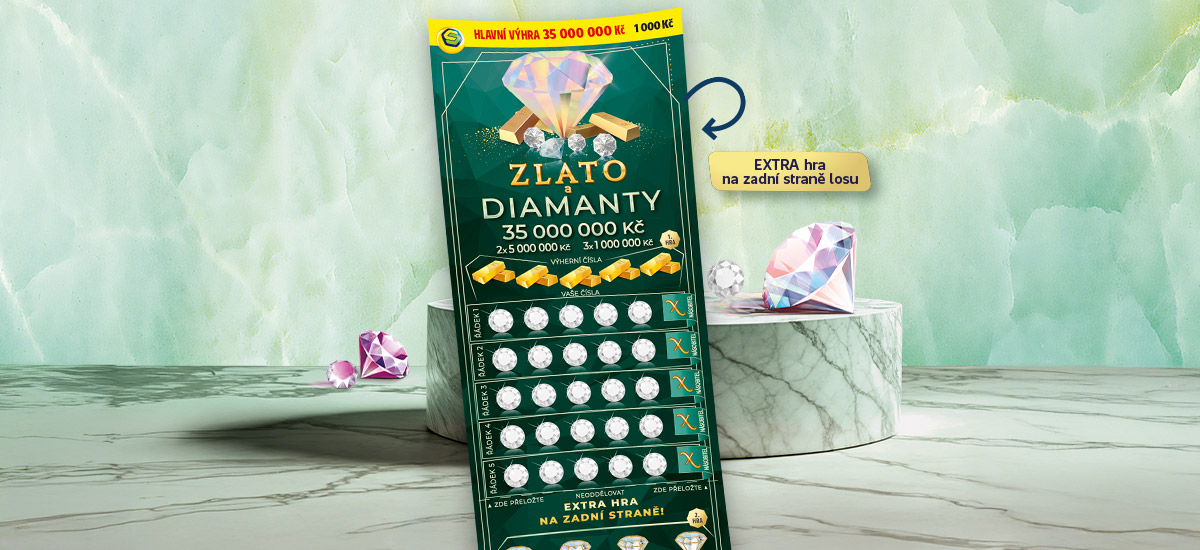 Zlato a diamanty  - Banner