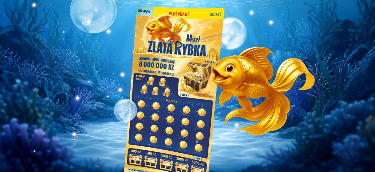 Maxi Zlatá rybka - Banner