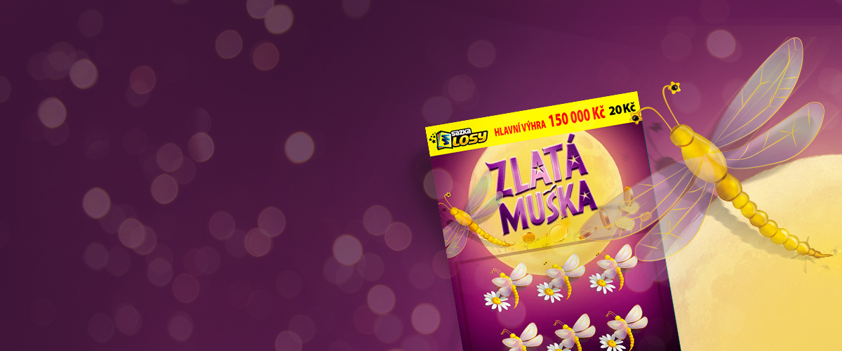 Zlatá muška - Banner