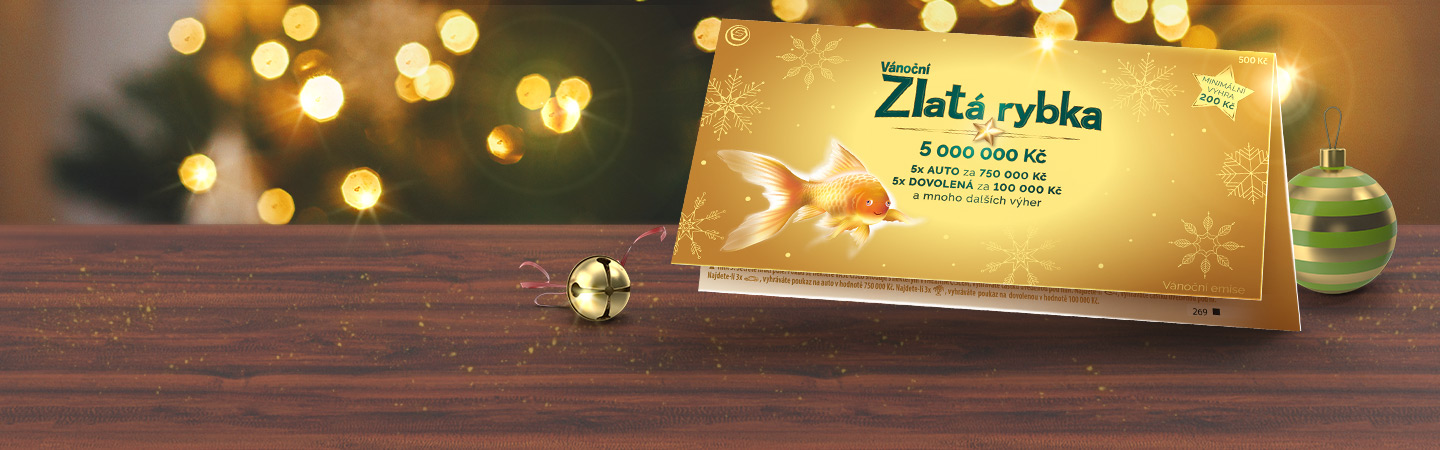 Vánoční Zlatá rybka - Banner