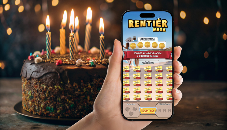 Na oslavě sv&yacute;ch narozenin si setřela online los Mega Renti&eacute;r, kter&yacute; j&iacute; daroval 100 tis&iacute;c měs&iacute;čně a 5 milionů hned