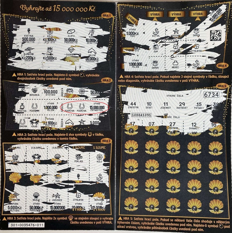 Podkovy pro štěstí znamenají 15 000 000 Kč! - výherní los