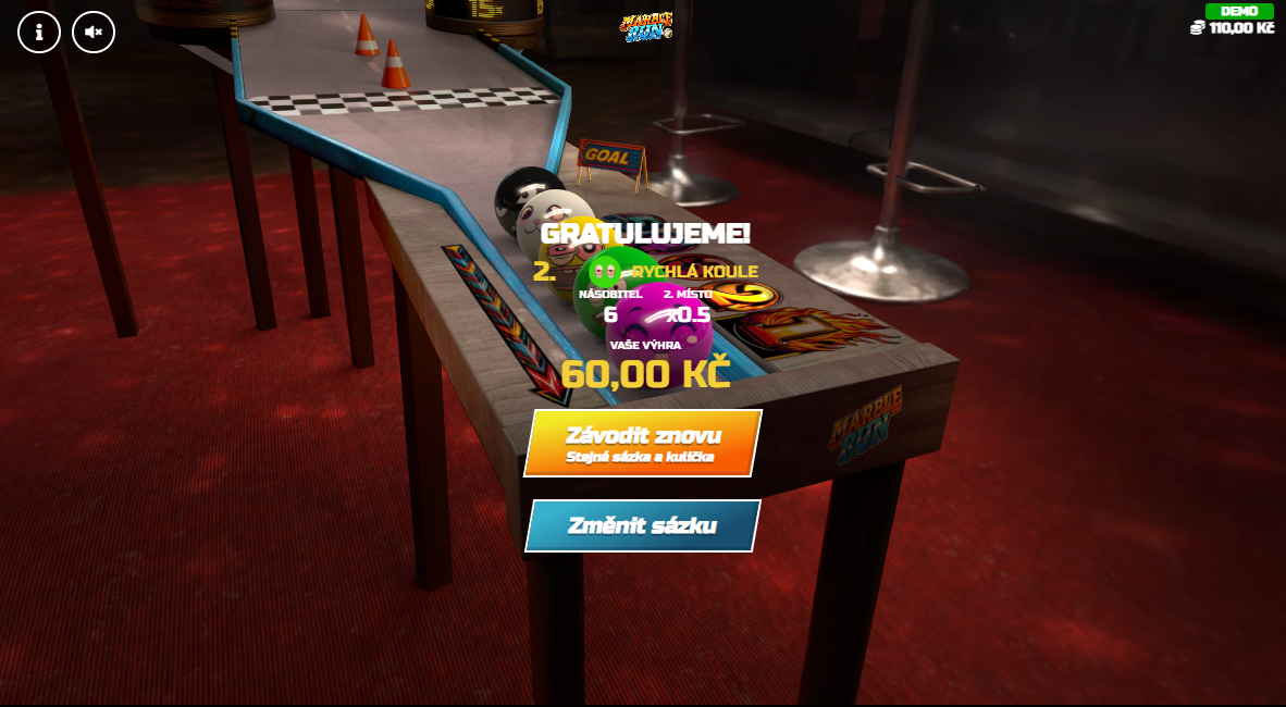 Marble Run - výhra za druhé místo