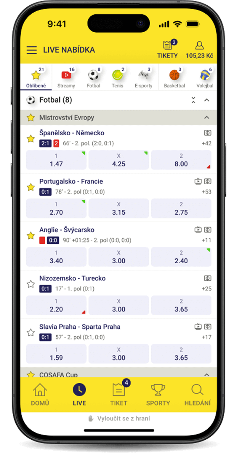 Vizualizace zápasů