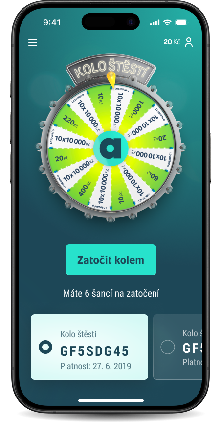 Allwyn karta a Kolo štěstí