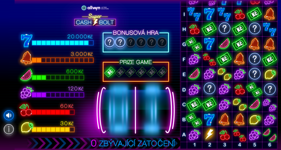 Super Cash Bolt - poslední zatočení pro trefení výhry