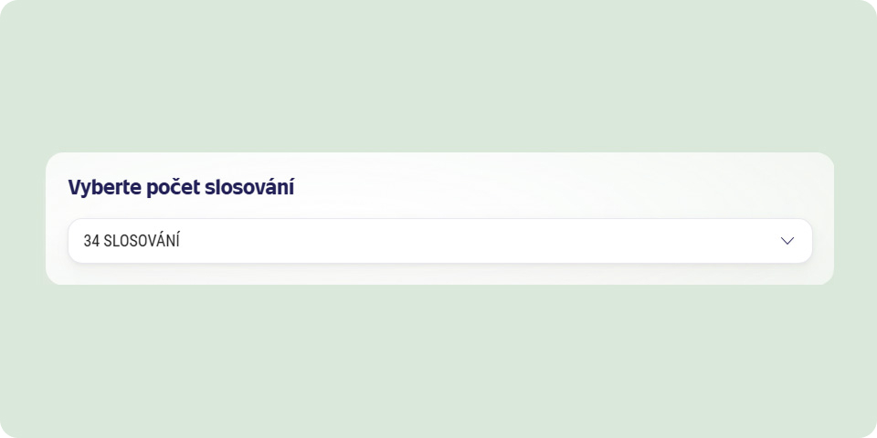 Počet slosování