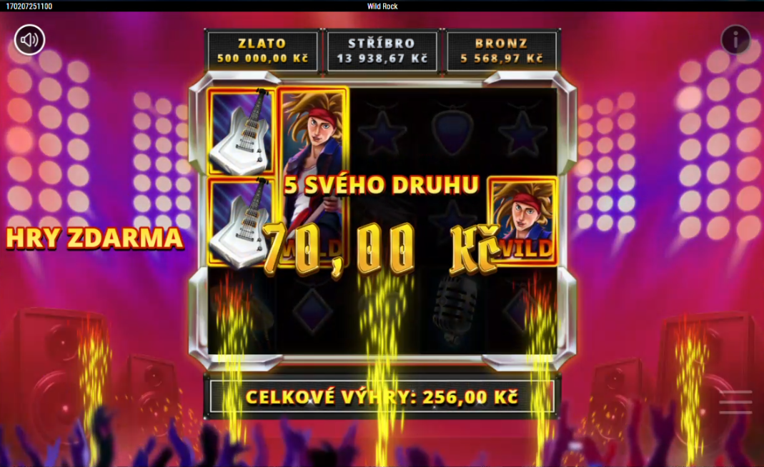 Užijte si rockový bonus na maximum s jistou výhrou!