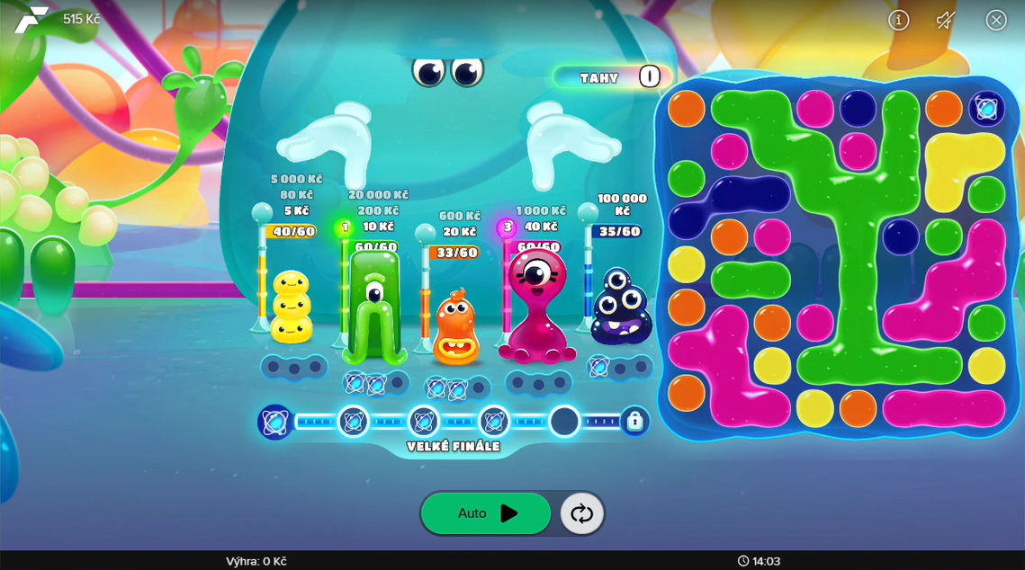 WooblyBlops - trefení dvou výher