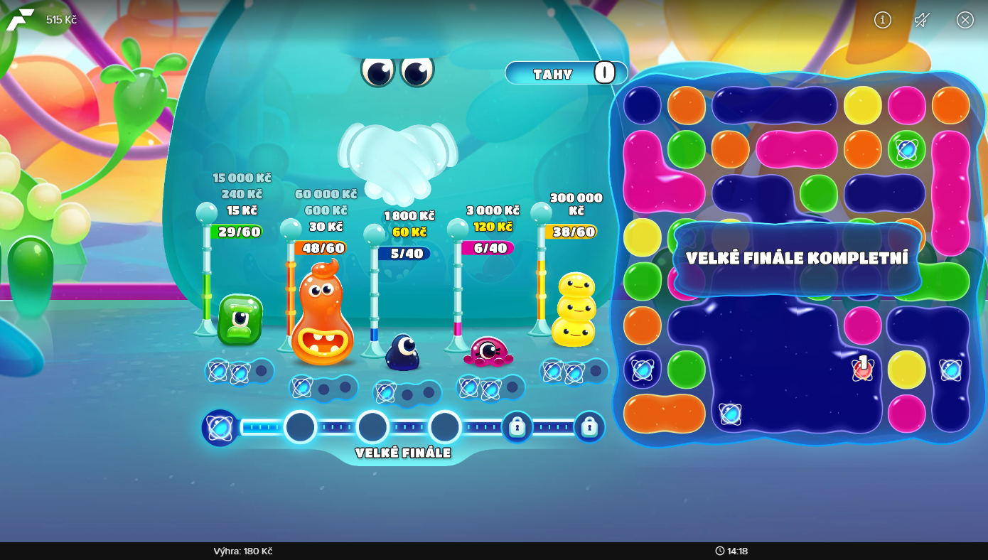 WobblyBlops - výhra 180 Kč