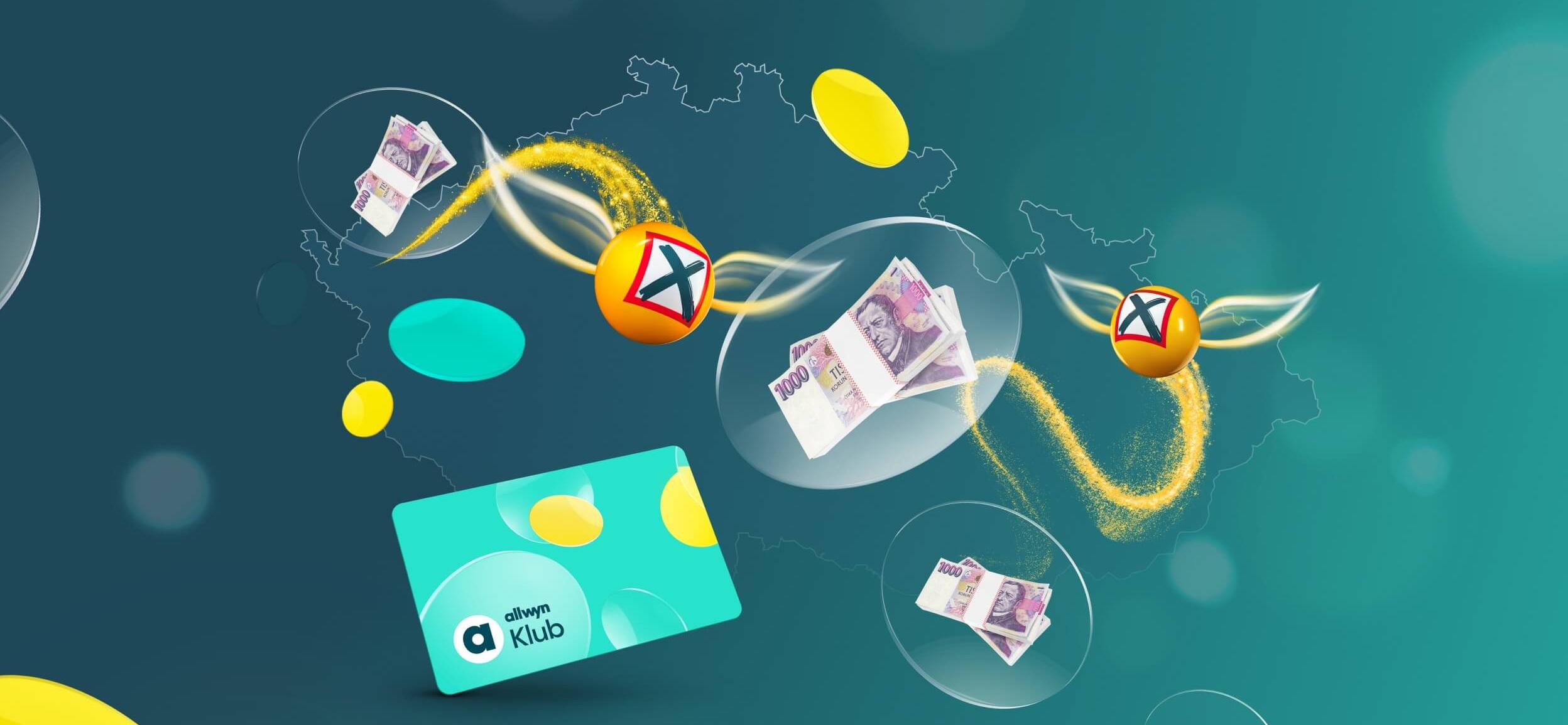 Dvacátá druhá Extra hra o 50x 10 000 Kč s Allwyn prémií 100.000 Kč