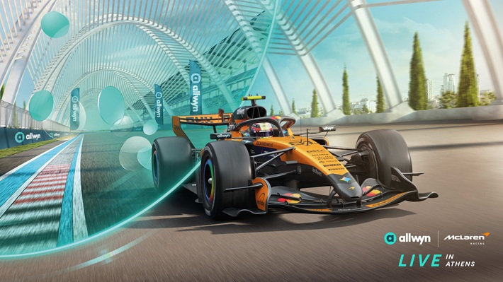 Allwyn přiváží první akci Allwyn x McLaren Racing do Atén