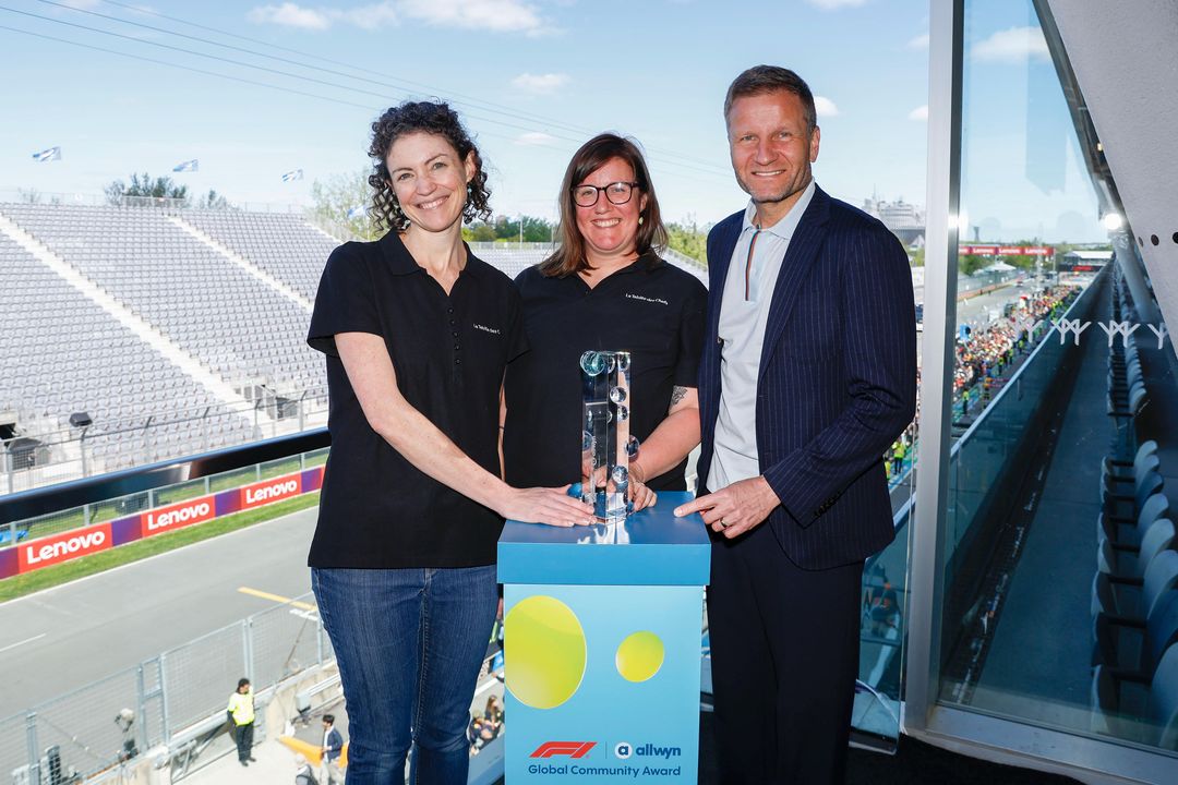 Kanadská nezisková organizace La Tablée des Chefs získává ocenění F1® Allwyn Global Community Award